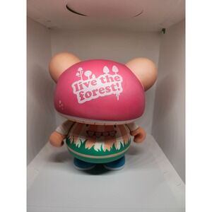 Mushroom Character Vinyl Figure | "Live the Forest" Art Toy Collectible